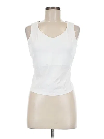 Pre-owned Trendy Queen Sleeveless T-shirt In White