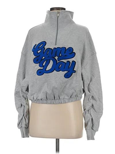 Pre-owned Trendy Queen Sweatshirt In Gray