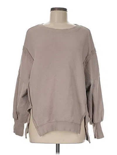 Pre-owned Trendy Queen Sweatshirt In Tan