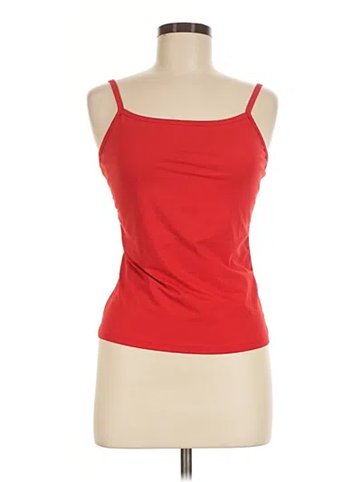 Pre-owned Trendy Queen Tank Top Red Strapless Neckline Tops