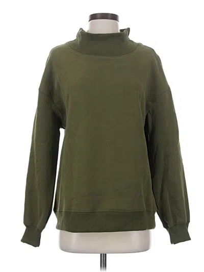 Pre-owned Trendy Queen Turtleneck Sweater In Green