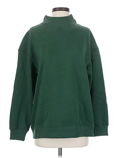 Pre-owned Trendy Queen Turtleneck Sweater In Green