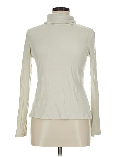 Pre-owned Trendy Queen Turtleneck Sweater In White