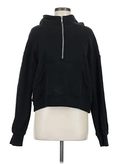 Pre-owned Trendy Queen Zip Up Hoodie In Black