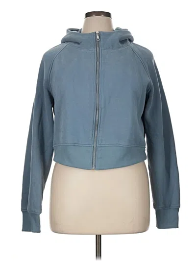 Pre-owned Trendy Queen Zip Up Hoodie In Blue