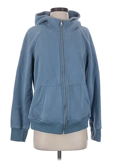 Pre-owned Trendy Queen Zip Up Hoodie In Blue