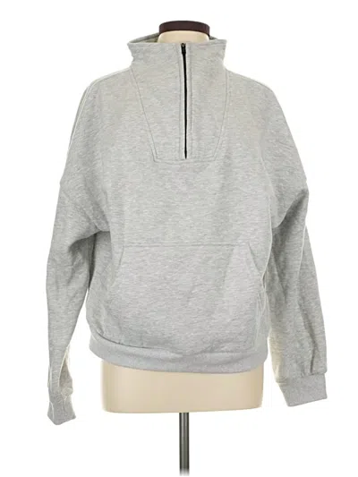 Pre-owned Trendy Queen Zip Up Hoodie In Gray