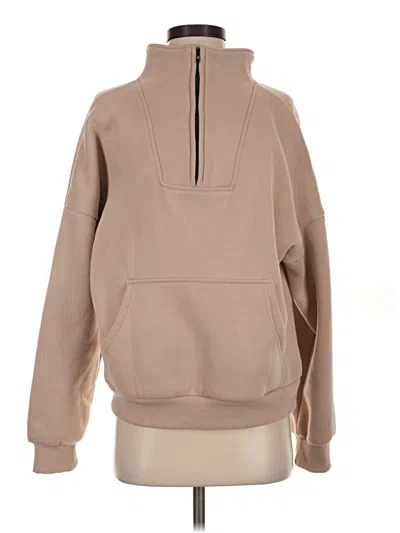Pre-owned Trendy Queen Zip Up Hoodie In Tan
