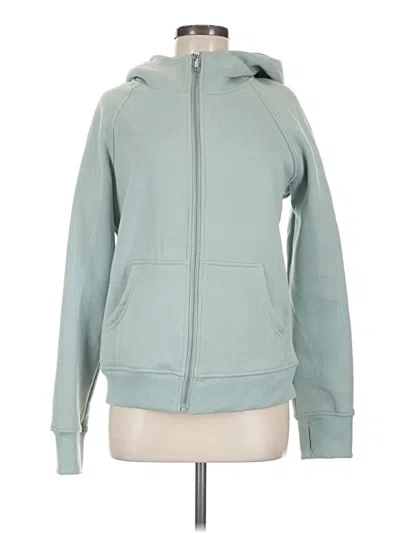 Pre-owned Trendy Queen Zip Up Hoodie In Teal
