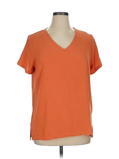 Pre-owned Tres Bien U.s.a. Short Sleeve T-shirt In Orange
