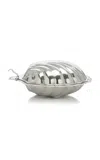 Tres J Silver-plated Shell Box In Neutral