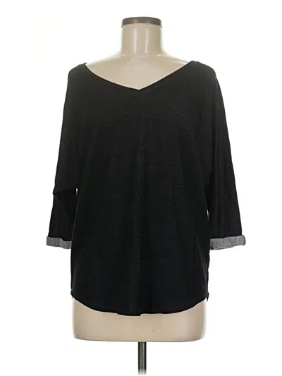 Pre-owned Tresics 3/4 Sleeve T-shirt In Black