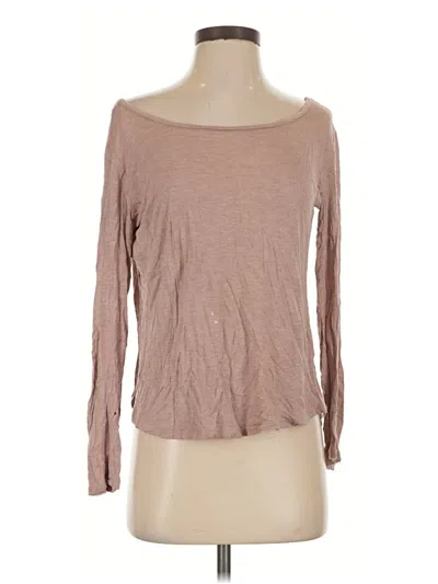 Pre-owned Tresics 3/4 Sleeve T-shirt In Brown