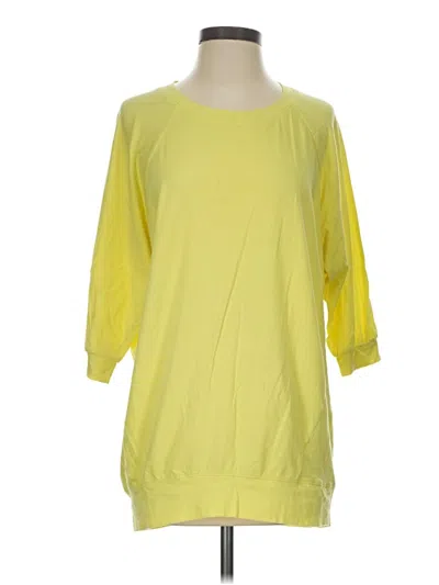 Pre-owned Tresics 3/4 Sleeve T-shirt In Yellow