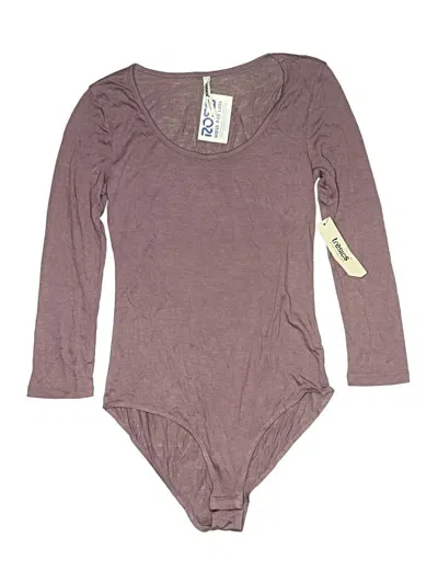 Pre-owned Tresics Bodysuit In Burgundy