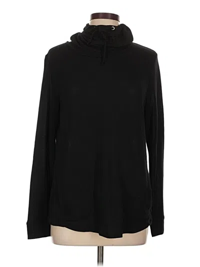 Pre-owned Tresics Long Sleeve Top Black Cowl Neck Tops