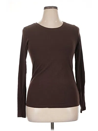 Pre-owned Tresics Long Sleeve T-shirt In Brown