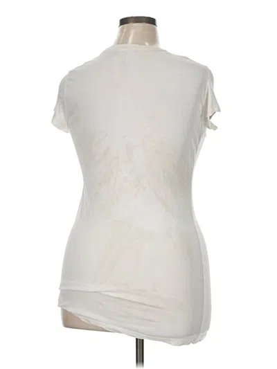 Pre-owned Tresics Short Sleeve Turtleneck In White