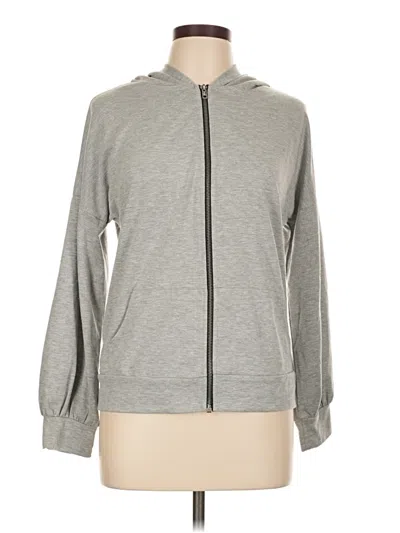 Pre-owned Tresics Zip Up Hoodie In Gray