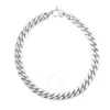 Tresorra 14k White Gold Classic Cuban Link Bracelet In Yellow