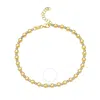 Tresorra 14k Yellow & White Gold Bead Bracelet In Two Tone