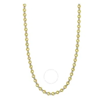 Tresorra 14k Yellow & White Gold Bead Necklace