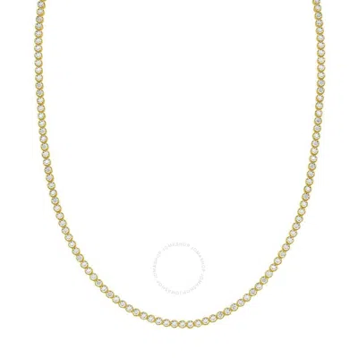 Tresorra 14k Yellow & White Gold Diamon'oro Tennis Necklace In Two Tone