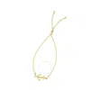 Tresorra 14k Yellow Gold Anchor Friendship Bracelet In Yellow