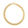 Tresorra 14k Yellow Gold Classic Cuban Link Bracelet In Yellow