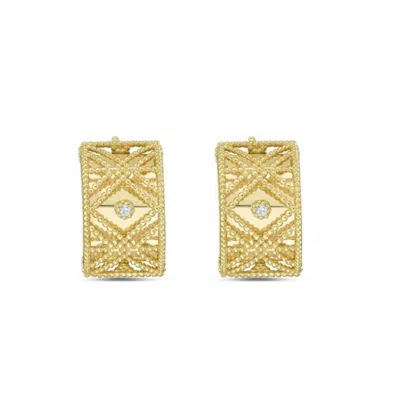 Tresorra 14k Yellow Gold Diamond Vannrie Earrings In Gray