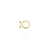 Tresorra 14k Yellow Gold Endless Hoops In Yellow
