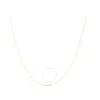 Tresorra 14k Yellow Gold Extendable Classic Cable Chain Necklace In Yellow