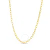 Tresorra 14k Yellow Gold French Cable Chain Necklace In Yellow