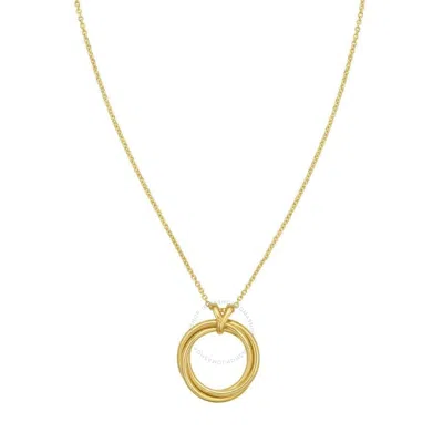 Tresorra 14k Yellow Gold Interlocking Medium Trinity Necklace