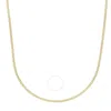 Tresorra 14k Yellow Gold Light Gourmette Chain Necklace In Yellow