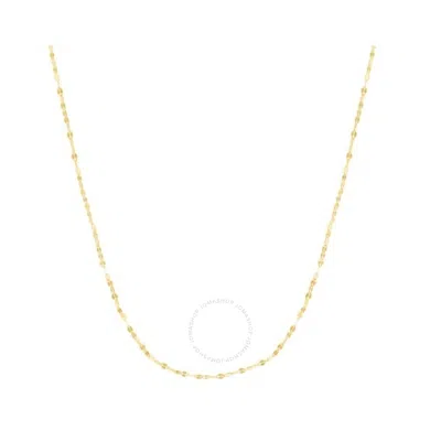 Tresorra 14k Yellow Gold Mirror Rolo Chain Necklace