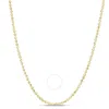 Tresorra 14k Yellow Gold Moon Chain Necklace In Yellow
