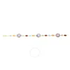 Tresorra 14k Yellow Gold Multi Gemstonebracelet In Yellow