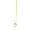 Tresorra 14k Yellow Gold Open Heart And Pearl Necklace In Yellow