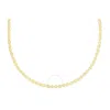 Tresorra 14k Yellow Gold Oval Link Chain Necklace In Yellow