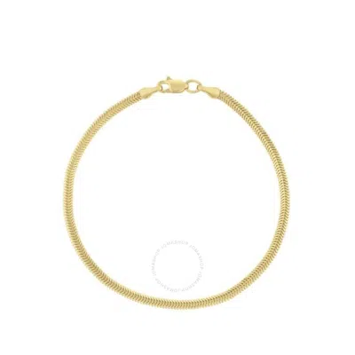 Tresorra 14k Yellow Gold Oval Snake Chain Bracelet