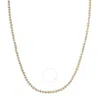 Tresorra 14k Yellow Gold Pallina Bead Tt Chain Necklace In Yellow