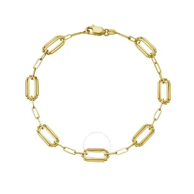 Tresorra 14k Yellow Gold Pallina Paperclip Link Bracelet