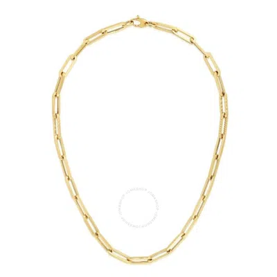 Tresorra 14k Yellow Gold Paperclip Chain Necklace