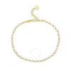 Tresorra 14k Yellow Gold Pearl Bead Bracelet In Yellow