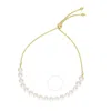 Tresorra 14k Yellow Gold Pearl Strand Friendship Bracelet In Yellow