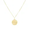 Tresorra 14k Yellow Gold Radiating Heart Medallion Pendant Necklace In Yellow