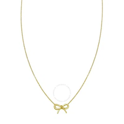 Tresorra 14k Yellow Gold Small Bow Necklace