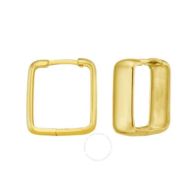 Tresorra 14k Yellow Gold Square Hoop Earrings