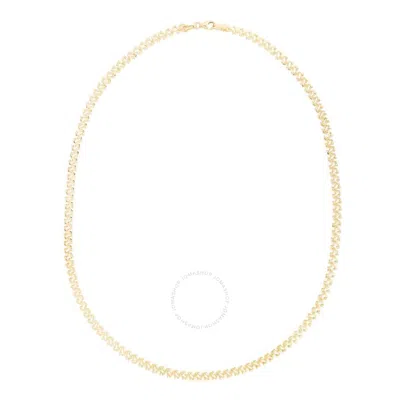 Tresorra 14k Yellow Gold Textured Fancy Chain Necklace